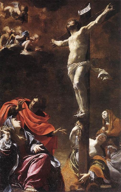  Simon  Vouet Crucifixion Spain oil painting art